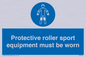 MP7576: Protective roller sport equipment must be worn