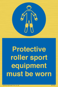 MP7576: Protective roller sport equipment must be worn