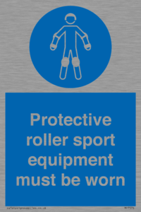 MP7576: Protective roller sport equipment must be worn