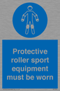 MP7576: Protective roller sport equipment must be worn