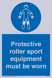MP7576: Protective roller sport equipment must be worn