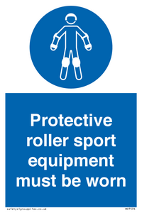 MP7576: Protective roller sport equipment must be worn