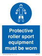 MP7576: Protective roller sport equipment must be worn