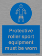 MP7576: Protective roller sport equipment must be worn