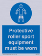 MP7576: Protective roller sport equipment must be worn