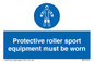 MP7576: Protective roller sport equipment must be worn