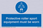 MP7576: Protective roller sport equipment must be worn