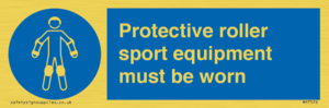 MP7576: Protective roller sport equipment must be worn