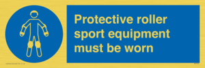 MP7576: Protective roller sport equipment must be worn