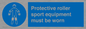 MP7576: Protective roller sport equipment must be worn