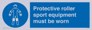MP7576: Protective roller sport equipment must be worn