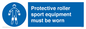 MP7576: Protective roller sport equipment must be worn