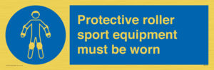 MP7576: Protective roller sport equipment must be worn
