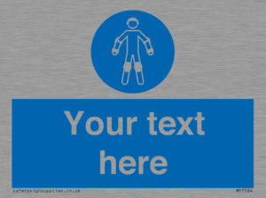 MP7584: Custom protective roller sport equipment must be worn