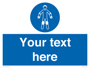 MP7584: Custom protective roller sport equipment must be worn