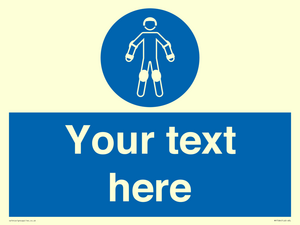 MP7584: Custom protective roller sport equipment must be worn