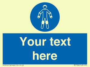 MP7584: Custom protective roller sport equipment must be worn