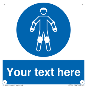 MP7584: Custom protective roller sport equipment must be worn