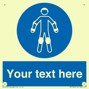 MP7584: Custom protective roller sport equipment must be worn