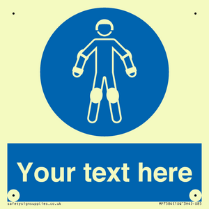 MP7584: Custom protective roller sport equipment must be worn