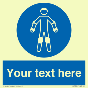 MP7584: Custom protective roller sport equipment must be worn