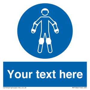 MP7584: Custom protective roller sport equipment must be worn