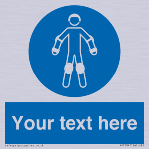 MP7584: Custom protective roller sport equipment must be worn