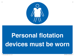 MP7585: Personal flotation devices must be worn