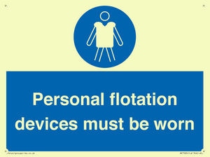 MP7585: Personal flotation devices must be worn