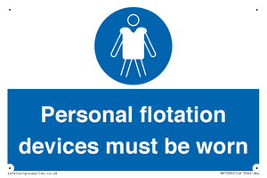 MP7585: Personal flotation devices must be worn