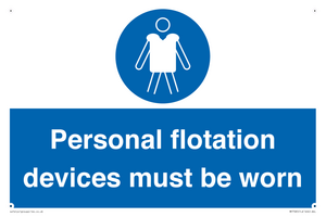 MP7585: Personal flotation devices must be worn