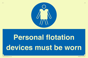 MP7585: Personal flotation devices must be worn