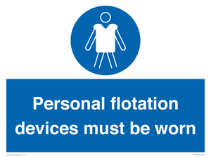 MP7585: Personal flotation devices must be worn