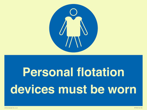 MP7585: Personal flotation devices must be worn