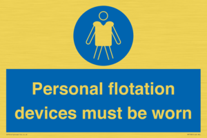 MP7585: Personal flotation devices must be worn