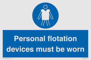 MP7585: Personal flotation devices must be worn