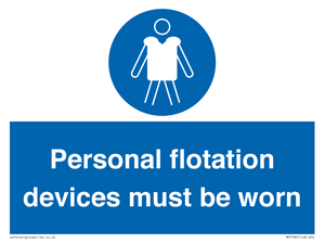 MP7585: Personal flotation devices must be worn