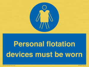 MP7585: Personal flotation devices must be worn