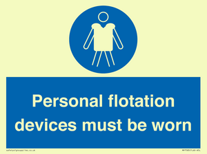 MP7585: Personal flotation devices must be worn