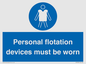 MP7585: Personal flotation devices must be worn