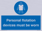 MP7585: Personal flotation devices must be worn