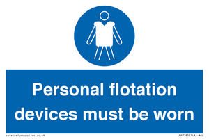 MP7585: Personal flotation devices must be worn