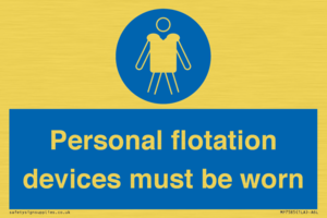 MP7585: Personal flotation devices must be worn