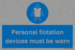 MP7585: Personal flotation devices must be worn
