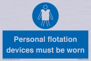 MP7585: Personal flotation devices must be worn