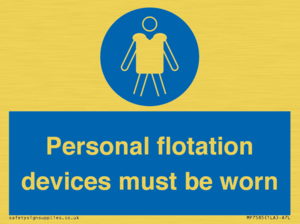 MP7585: Personal flotation devices must be worn