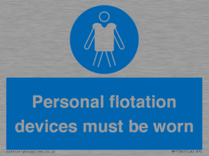 MP7585: Personal flotation devices must be worn