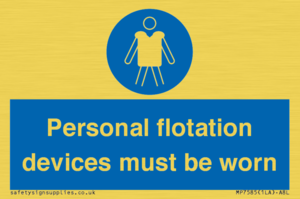 MP7585: Personal flotation devices must be worn