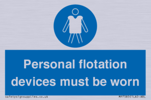 MP7585: Personal flotation devices must be worn