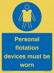 MP7585: Personal flotation devices must be worn